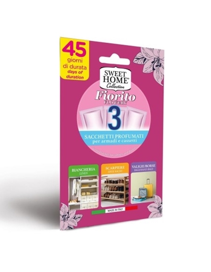 Immagine di SWEET HOME PROFUMATORI CASSETTI 3PZ FIORITO