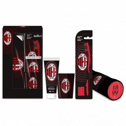 Immagine di MILAN GIFT SET ORAL CARE (SPAZZOLINO+DENTIFRICIO+BICCHIERINO+ASTUCCIO)