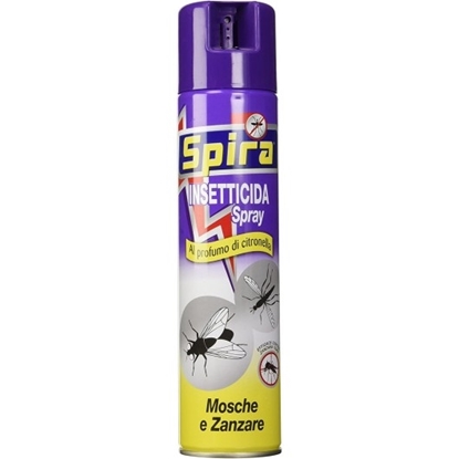 Immagine di SPIRA SPRAY INSETTICIDA 400ML MOSCHE E ZANZARE PROF. CITRONELLA