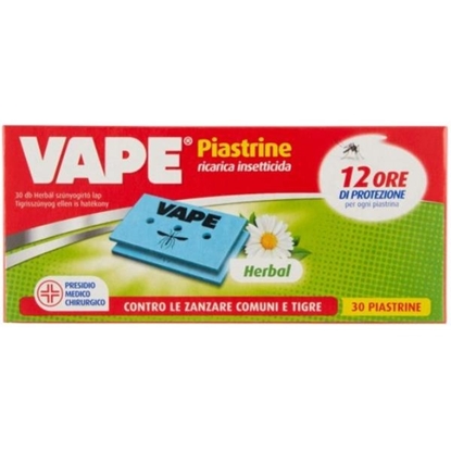 Immagine di VAPE PIASTRINE ZANZARE 30PZ HERBAL (GA1889300)