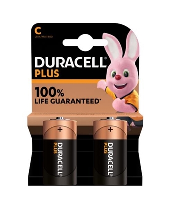 Immagine di DURACELL PLUS POWER 2PZ C MEZZA TORCIA