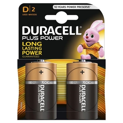 Immagine di DURACELL PLUS POWER 2PZ D TORCIA