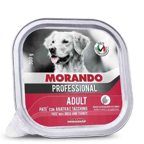 Immagine di MORANDO PROFESSIONAL CANE PROF. PATE' 300GR (VASCHETTA) ANATRA/TACCHINO