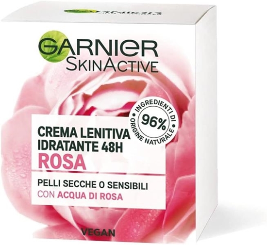 Immagine di GARNIER CREMA IDRATANTE LENITIVA 48H 50ML ROSA