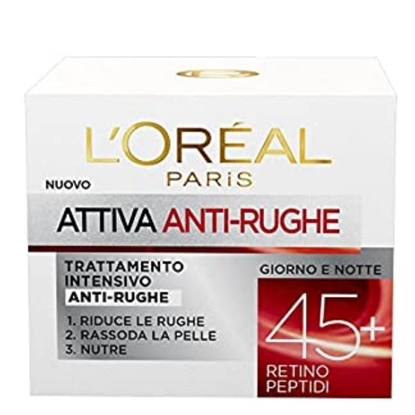 Immagine di L'OREAL CREMA VISO ACTIVE ANTI-RUGHE 45+