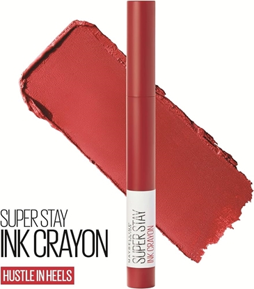 Immagine di MAYBELLINE ROSSETTO MATITA SUPER STAY INK CRAYON 45 HUSTLE IN HEELS