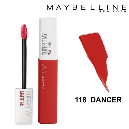 Immagine di MAYBELLINE TINTA LABBRA SUPER STAY MATTE INK BRICKS 118 DANCER