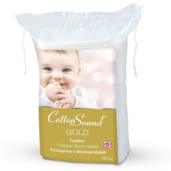 Immagine di COTTONSOUND BUSTA FALDINE IPOALLERGENICHE BABY 50PZ PURO COTONE