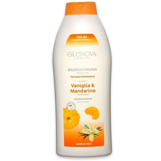 Immagine di GLENOVA BAGNO 750ML BENESSERE VANIGLIA & MANDARINO