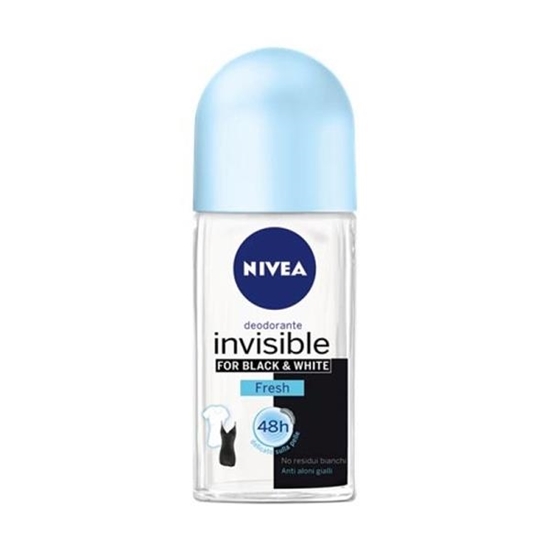 Immagine di NIVEA DEO ROLL ON 50ML BLACK & WHITE INVISIBLE FRESH