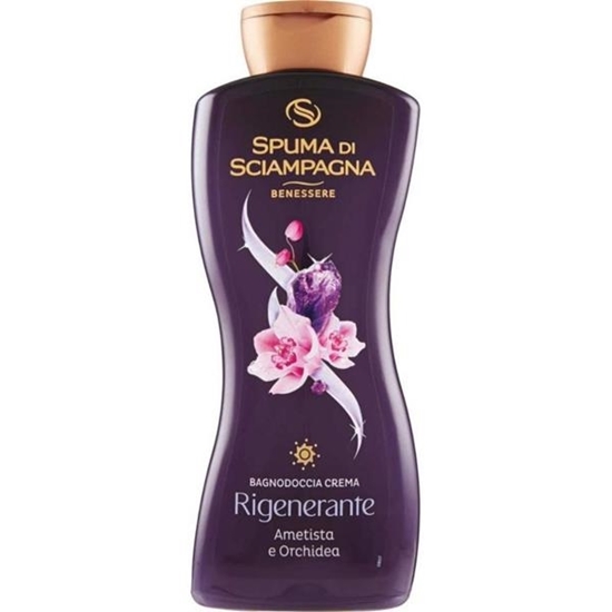 Immagine di SPUMA DI SCIAMPAGNA BAGNO 650ML AMETISTA & ORCHIDEA