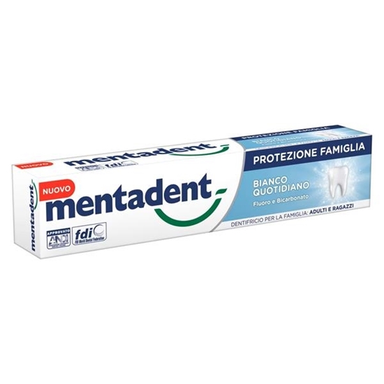 Immagine di MENTADENT DENT. 75ML PROT. FAM. BIANCO QUOTIDIANO