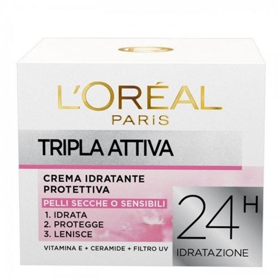 Immagine di L'OREAL CREMA VISO ATTIVA 50ML GIORNO PELLI SENSIBILI