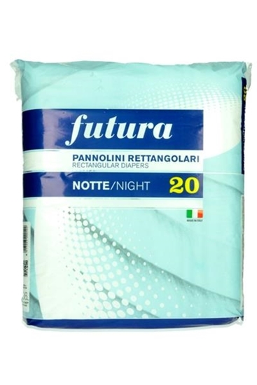 Immagine di FUTURA PANNOLINI SVEDESI 20PZ RETTANGOLARI NOTTE