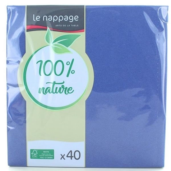 Immagine di LE NAPPAGE TOVAGLIOLO 33X33 50PZ BLU SCURO