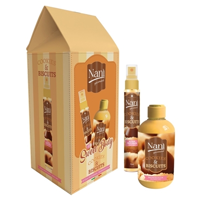 Immagine di NANI' GIFT SET (ACQUA PROFUMATA 75ML + BAGNO DOCCIA 300ML) COOKIES E BISCUITS