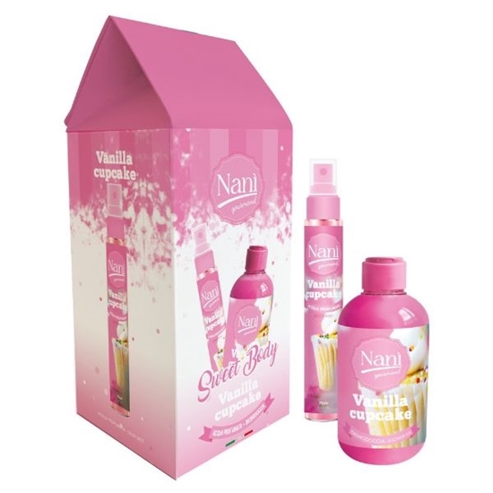 Immagine di NANI' GIFT SET (ACQUA PROFUMATA 75ML + BAGNO DOCCIA 300ML) VANIGLIA CUPCAKE