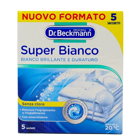 Immagine di DR. BECKMANN SACCHETTI SUPER BIANCO 5PZ