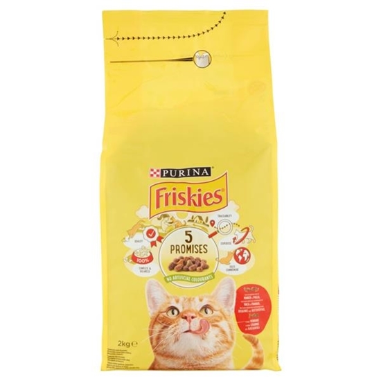 Immagine di FRISKIES GATTO CROCCHETTE ADULT 2KG MANZO, POLLO E VERDURE