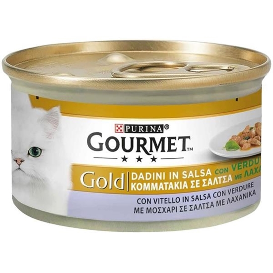 Immagine di GOURMET GATTO GOLD DADINI 85GR VITELLO