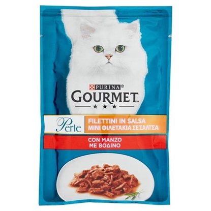 Immagine di GOURMET GATTO PERLE FILETTINI 85GR MANZO