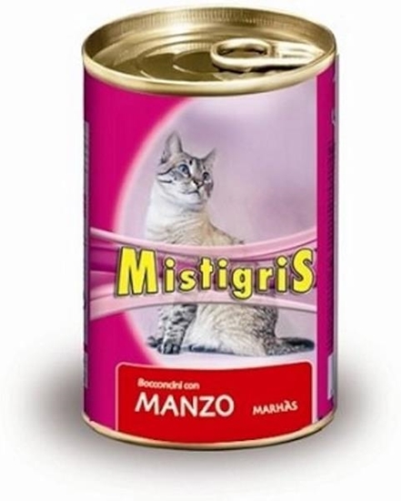 Immagine di MISTIGRIS GATTO BOCC. 405GR MANZO