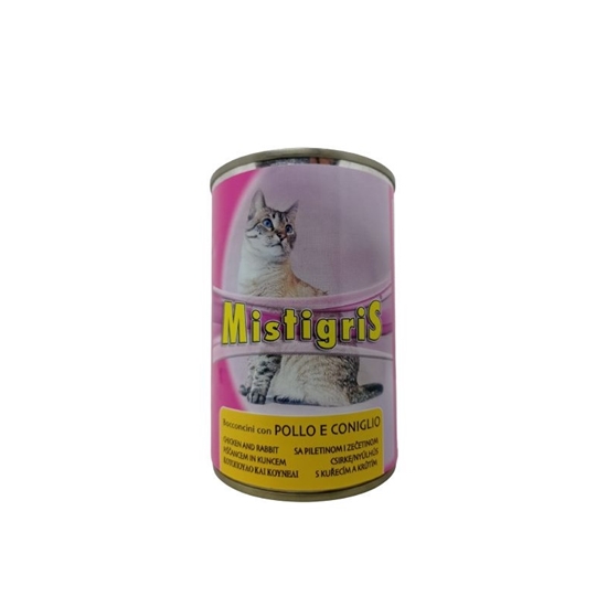 Immagine di MISTIGRIS GATTO BOCC. 405GR POLLO/CONIGLIO