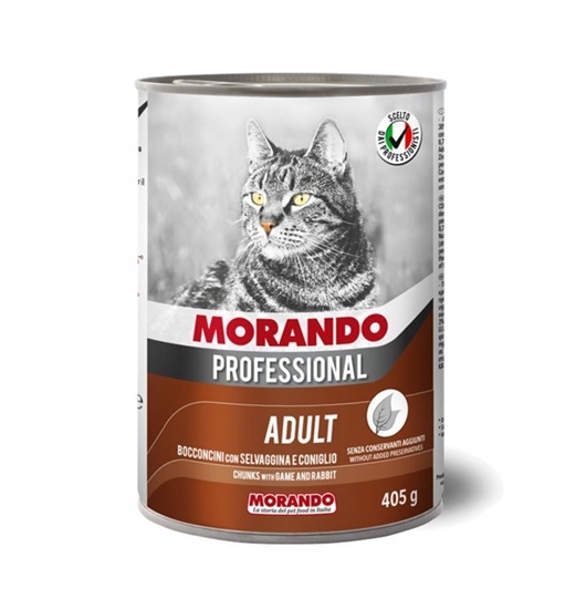 Immagine di MORANDO PROFESSIONAL GATTO ADULT BOCC. 405GR SELV/CONIGLIO