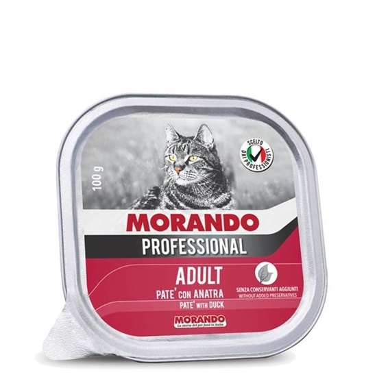 Immagine di MORANDO PROFESSIONAL GATTO ADULT PATE' 100GR (VASCH.) ANATRA