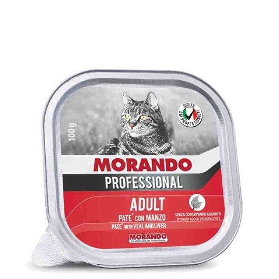 Immagine di MORANDO PROFESSIONAL GATTO ADULT PATE' 100GR (VASCH.) MANZO