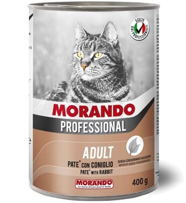 Immagine di MORANDO PROFESSIONAL GATTO ADULT PATE' 400GR (LATTINA) CONIGLIO