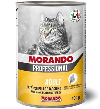 Immagine di MORANDO PROFESSIONAL GATTO ADULT PATE' 400GR (LATTINA) POLLO/TACCHINO