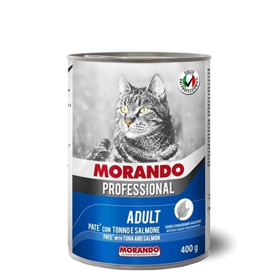 Immagine di MORANDO PROFESSIONAL GATTO ADULT PATE' 400GR (LATTINA) TONNO/SALMONE