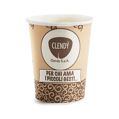 Immagine di CLENDY BICCH. CARTA 240CC 8oz 50PZ BIO CAPPUCCINO