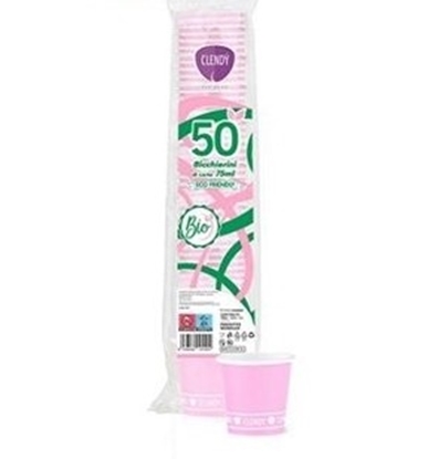 Immagine di CLENDY BICCH. CARTA 75CC 2.5oz 50PZ BIO ROSA