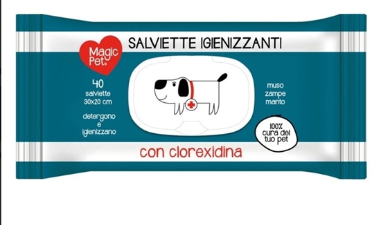 Immagine di MAGICPET SALV. CANE 40PZ IGIENIZZANTI CON CLOREXIDINA