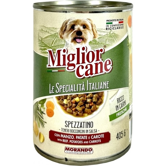 Immagine di MIGLIORCANE SPECIAL BOCC. 405GR MANZO PATATE CAROTE