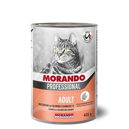 Immagine di MORANDO PROFESSIONAL GATTO ADULT BOCC. 405GR GAMBERETTI/SALMONE