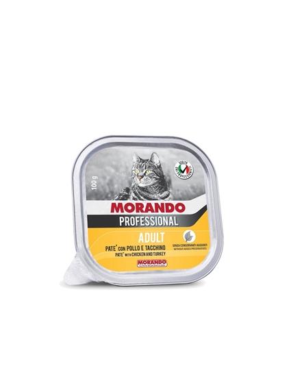 Immagine di MORANDO PROFESSIONAL GATTO ADULT PATE' 100GR (VASCH.) POLLO/TACCHINO