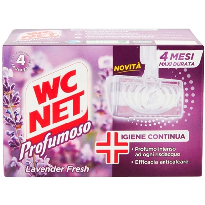 Immagine di WC NET TAV. PROFUMOSO 4PZ 34GR LAVANDA VIOLA NEW