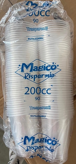 Immagine di MAGICO (A) BICCH. 200CC 2GR 90PZ TRASPARENTE (06333710313483)