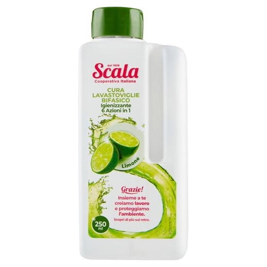 Immagine di SCALA CURA LAVASTOVIGLIE BIFASICO 250ML LIMONE