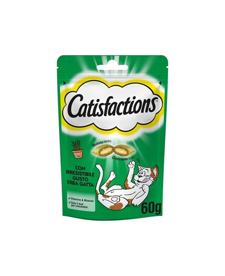 Immagine di CATISFACTIONS GATTO CROCC. 60GR ERBA GATTA