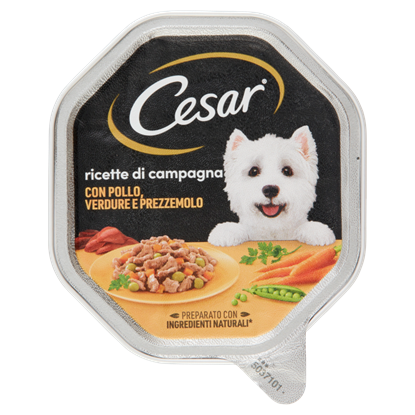 Immagine di CESAR CANE VASCH. CAMPAGNA 150GR POLLO VERDURE E PREZZEMOLO