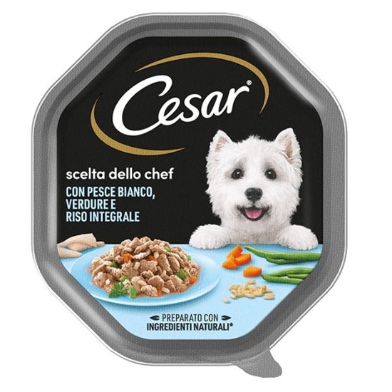 Immagine di CESAR CANE VASCH. CHEF 150GR PESCE BIANCO, VERDURE E RISO