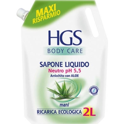 Immagine di HGS SAP. LIQ. RIC. BUSTA 2LT ALOE