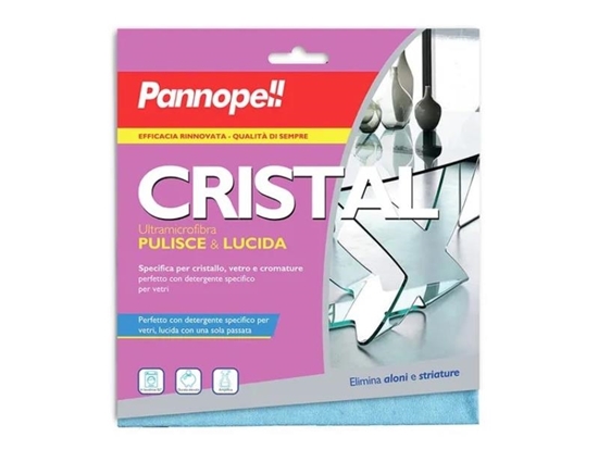 Immagine di PANNOPELL PANNO MICROFIBRA CRISTAL 35X38 VETRI E CRISTALLI