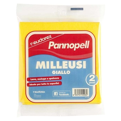 Immagine di PANNOPELL PANNO MULTIUSO GIALLO 2PZ 38X38 SUPERFICI