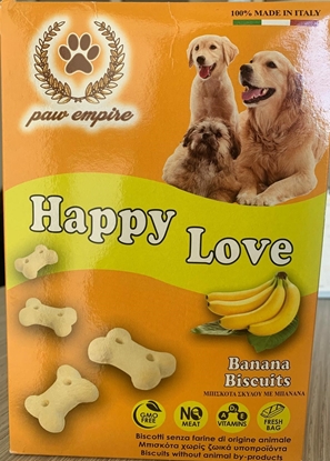 Immagine di PAW EMPIRE HAPPY LOVE BISCOTTI CANE 300GR BANANA