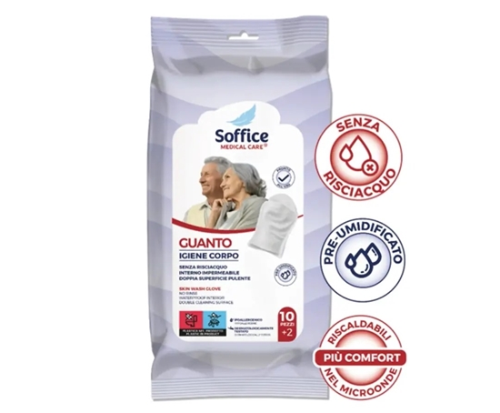 Immagine di SOFFICE MEDICAL CARE GUANTI DETERGENTI 12PZ